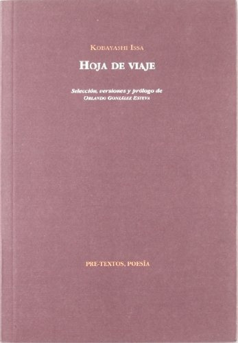 Hoja De Viaje, De Issa Kobayashi. Editorial Pre-textos, Tapa Blanda En Español, 2003