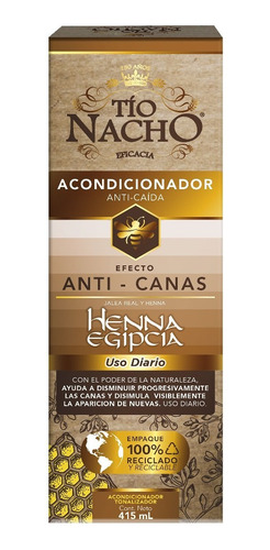 Acondicionador Tío Nacho Anti-caída Con Henna 415ml
