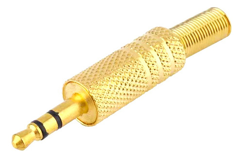 Plug 3.5mm Stereo 2.5 Mm Gold