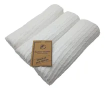 Comprar Set X3 Repasadores Franco Valente 100% Algodón 400 Gr Color Blanco Lisa