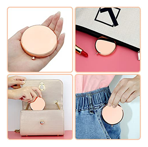 Espejo De Maquillaje Compacto Para Regalar A Niñas