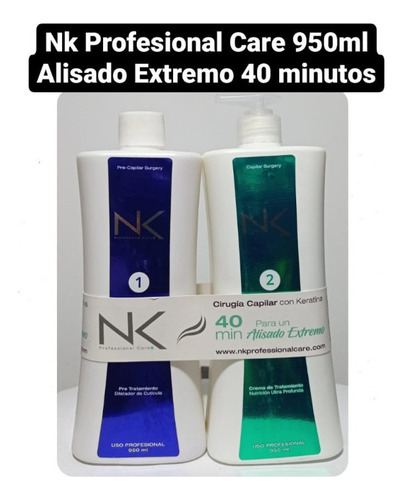 Keratina Nk Profesional Care 950 Ml + Ob