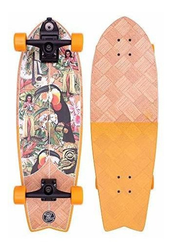 Patineta Casterboard - Z-flex Banana Train Surfskate Fish Lo