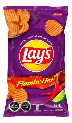 Papas Fritas Lay's Flamin Hot 180g