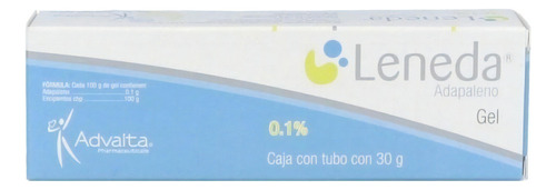  Leneda Gel 0.1% (adapaleno) Fragancia Neutro Tipo de envase Tubo