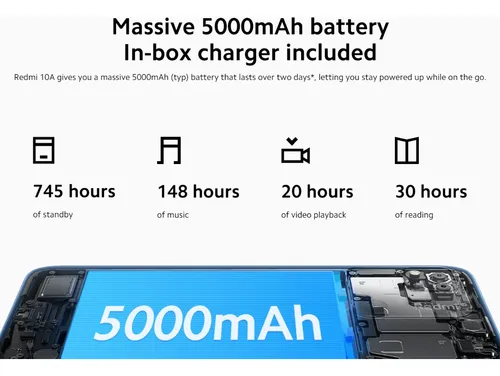 Xiaomi Redmi 10a 220233l2c 4gb 128gb Dual Sim Duos