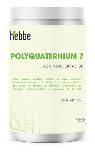 Poliquaternium 7 T-200 Antiestático 1 Kg 