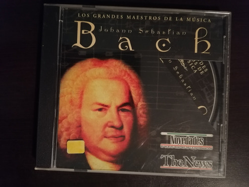 Jobann Sebastián Bach Cd Los Grandes Maestros De La Música 