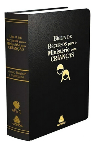 Bíblia de recursos para ministério com crianças (ARA) - Pret, de es Diversos. Editora Hagnos, capa mole em português