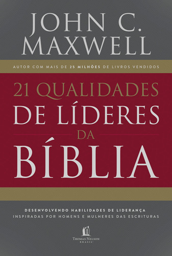 Livro 21 Qualidades De Líderes Na Bíblia