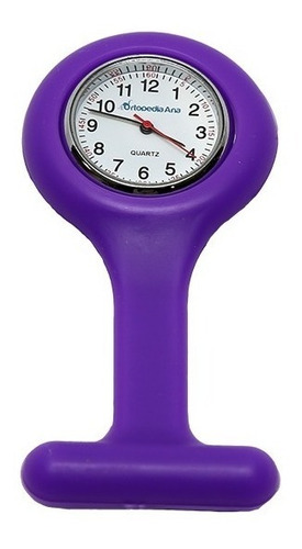 Reloj De Enfermera, Reloj De Lactancia, Reloj De Clip Morado