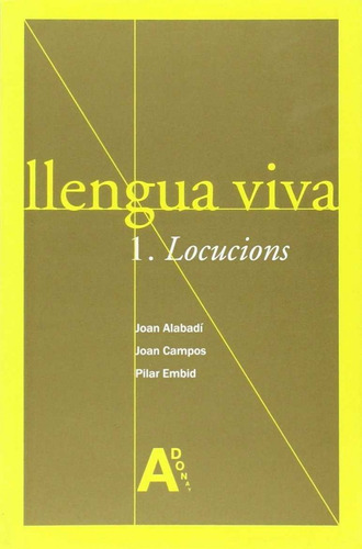 Libro - Locucions 1. Llengua Viva 