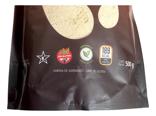 Harina De Garbanzo Orgánica Pampa's Doypack 500 Gr
