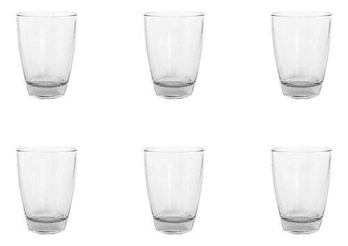 Vaso Copa De Vidrio Pampa Durax 400 Cc Set X6 