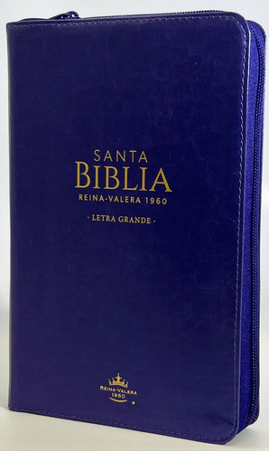 Biblia Reina Valera Simipiel Lila Con Cierre