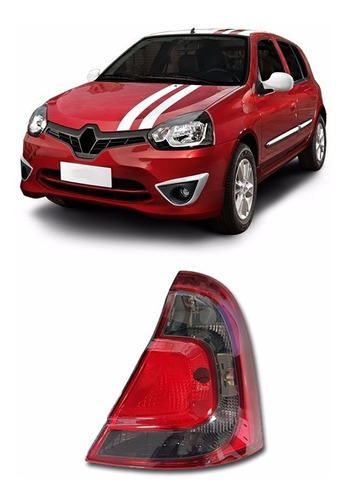 Imagen 2 de 8 de Faro Trasero Fume Derecho Clio Mio 2013 Al 2016 Base Negra