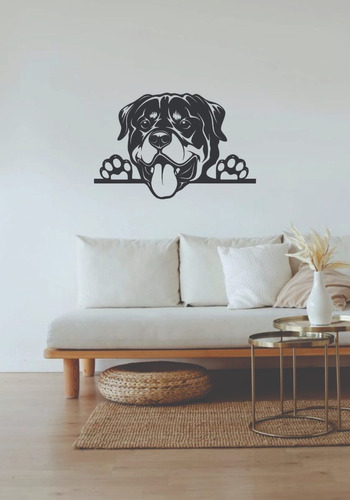 Cuadro Decorativo Perro Rottweiler - Fibroplus