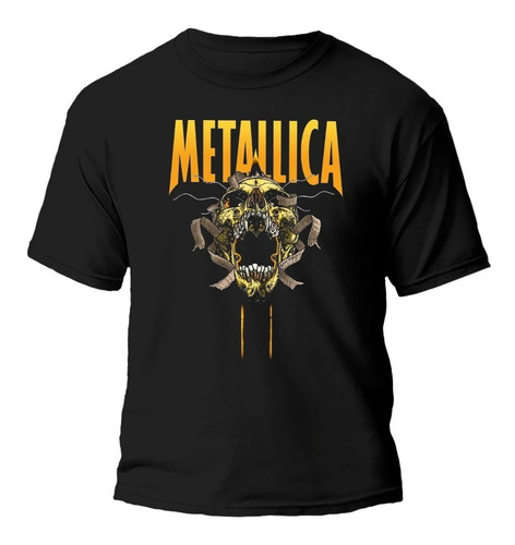 Remera Metallica Diseño Exclusivo M1 100% Algodón 20/1
