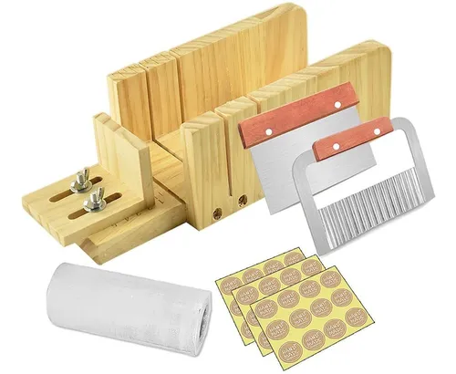 Artcome Juego De Cortador De Jab N De Madera Ajustable Con