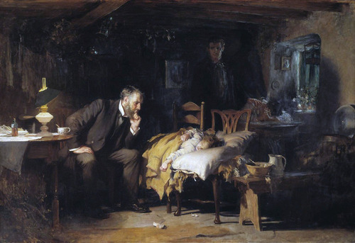 Cuadro Al Oleo De El Doctor De Luke Fildes