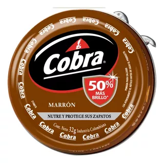 Pack X 18 Unid. Pomada Marron 32 Gr Cobra Productos P/calz