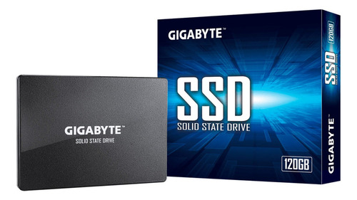 Disco sólido SSD interno Gigabyte GP-GSTFS31120GNTD 120GB negro
