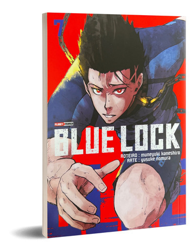 Blue Lock, De Muneyuki Kaneshiro. Série Blue Lock, Vol. 7. Editora Panini Brasil Ltda., Capa Mole, Edição 1 Em Português, 2023