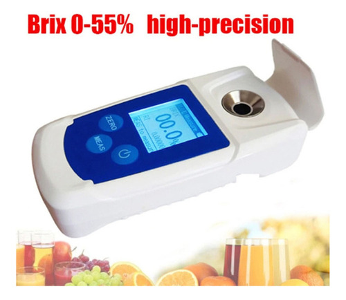 Refractómetro Digital Brix Tester 0.55% De Alta Precisión