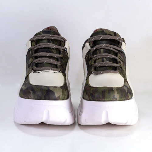Imagen 2 de 4 de Zapatillas Mujer Plataforma Cuero Urbano Bettona Aita