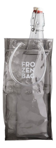 Hielera Frapera Frozen Bag Classic Gris Para Botella