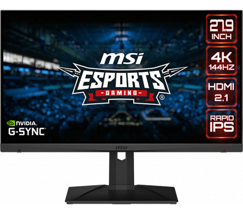 Monitor Gaming 4k 144hz Ips Msi Optix Mag281urf 27.9 Pulgad