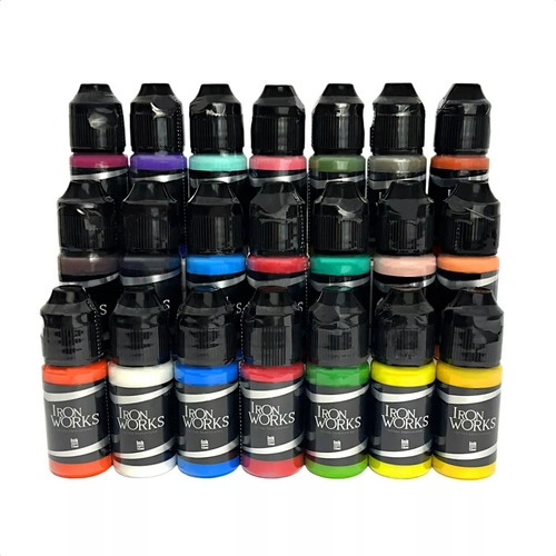 Tinta Tattoo 15ml Todas As Cores Escolha Cor Tatuagem Micro