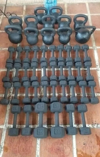 Imagen 3 de 10 de Pesas Rusas , Discos , Mancuernas Gimnasio
