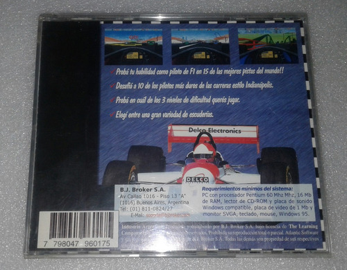 Juego De Pc - Al Unser Jr - Arcade Racing (Usado)