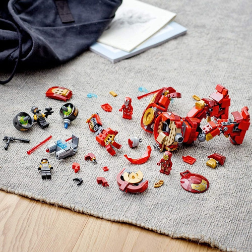Lego®: Anti-hulk De Iron Man Vs. Agente De A.i.m. 76164 Cantidad De Piezas 456