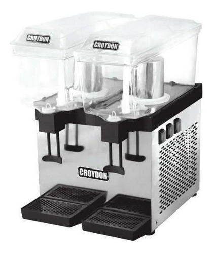 Refresqueira Slim Dupla Jato Rsdj 2 X 15 Litros 220v Croydon Cor Cinza-escuro