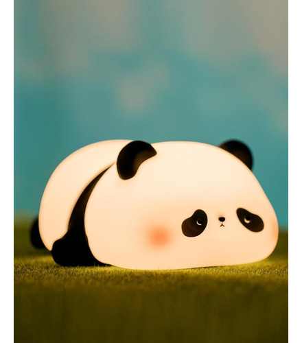 Lámpara De Noche Panda Pat Night Light De Silicona, Regalo A