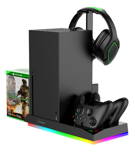Base De Enfriamiento Xbox Series X Con Soporte Para 2 Mandos