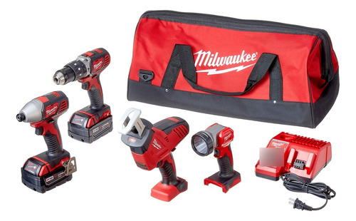 Milwaukee -24 M18 18v Kit Combinado De Herramientas Eléctr.