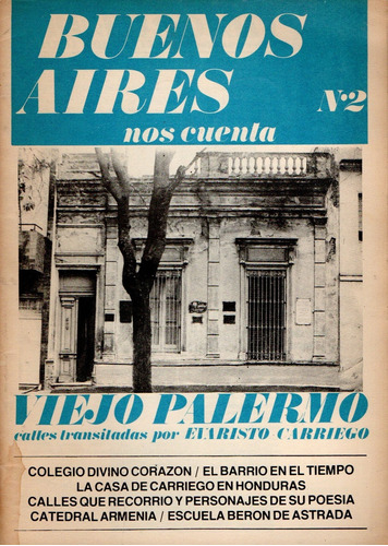 Revista Buenos Aires Nos Cuenta 2 Viejo Palermo