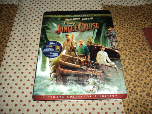 Jungle Cruise | 4k Ultra Hd + Blu Ray + Dig. Película Nuevo