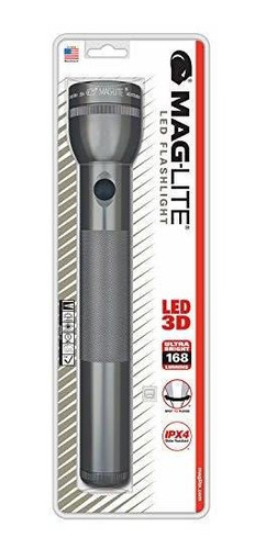 Linterna Maglite Led 3 Celdas D, Gris.