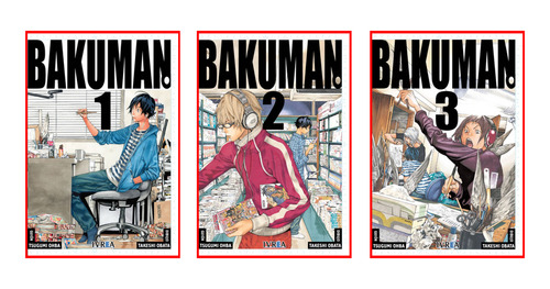 Combo Bakuman 1 A 3 - Manga - Ivrea