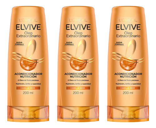 Pack Acondicionador Elvive Óleo Extraordinario 200 Ml