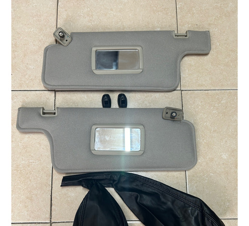 Kit Viseras Con Soportes Y Fundas En Piel Golf Jetta A2