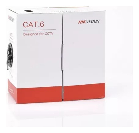 Bobina De Cable Red Utp Cat6 Hikvision 305mts