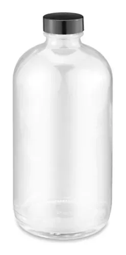50 ml, con tapa y gotero de prueba de manipulación blanca Botella redonda de cristal ámbar Boston 