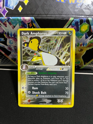 Dark Ampharos 2/109 Holo Inglés (Usado)