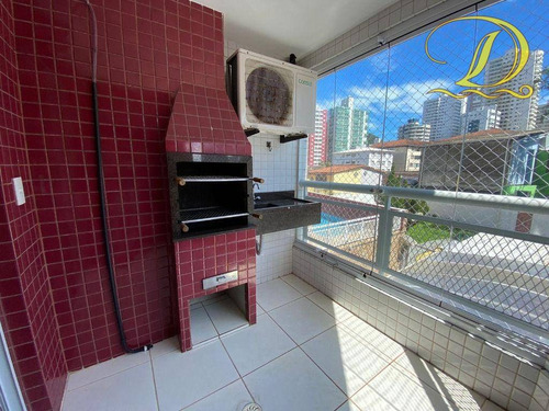 Imagem 4 de 28 de Lindo Apartamento De 2 Quartos Com Churrasqueira Na Sacada À Venda No Canto Do Forte, Prédio Com Lazer!!! - Ap4916