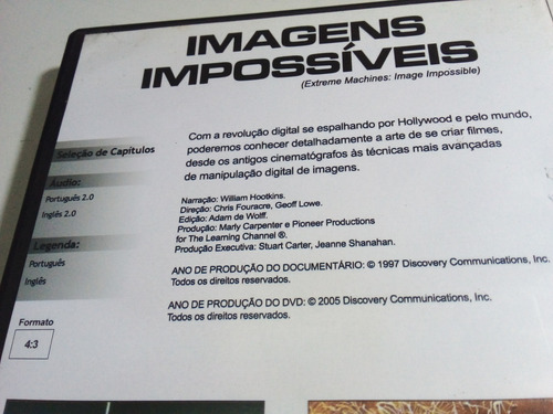 Dvd Imagens Impossíveis/discovery Channel. (Usado)